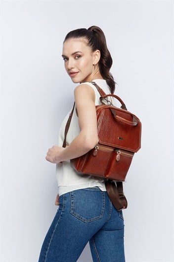 Genuine Leather Backpack Bags 902 63