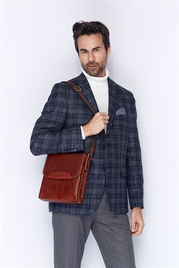 Genuine Leather Shoulder Bag 373 63