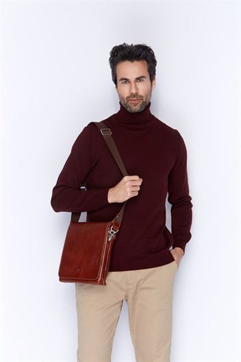 Genuine Leather Shoulder Bag 308 63