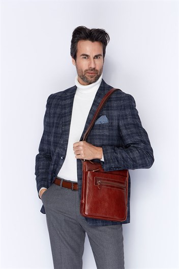 Genuine Leather Shoulder Bag 343 63