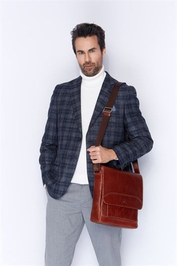 Genuine Leather Shoulder Bag 353 63