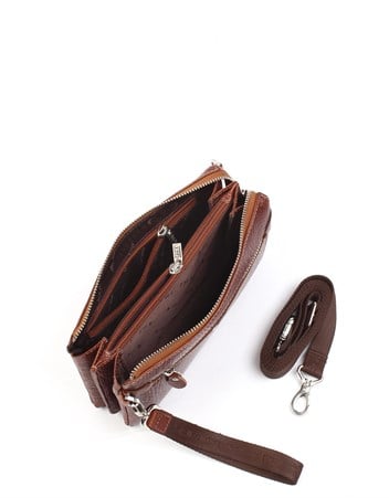 Aka Deri Taba El ve Omuz Çantası 364 63