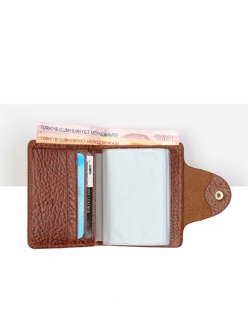 Aka Deri Taba Kartlık Cüzdanı 057 63
