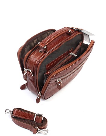 Parlak Taba - Deri Portföy Çantası 318