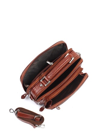 Parlak Taba - Deri Portföy Çantası 318