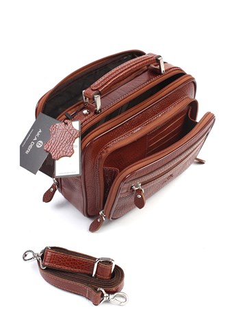 Parlak Taba - Deri Portföy Çantası 318