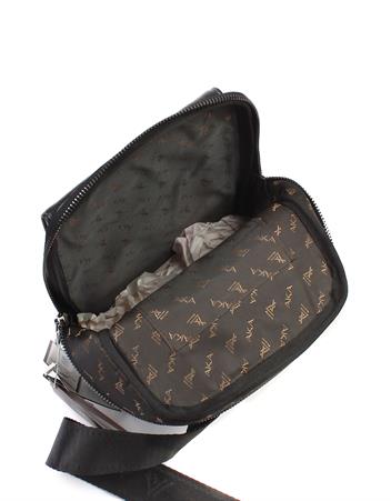 Siyah Çapraz Deri Çanta 205 10