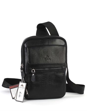 Siyah Çapraz Deri Çanta 205 10