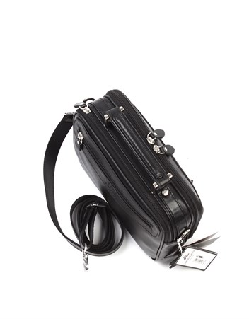 Siyah Deri Portföy Çantası 390 1