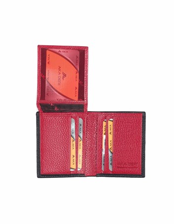 Aka Genuine Leather Mens Wallet 502 -2/8