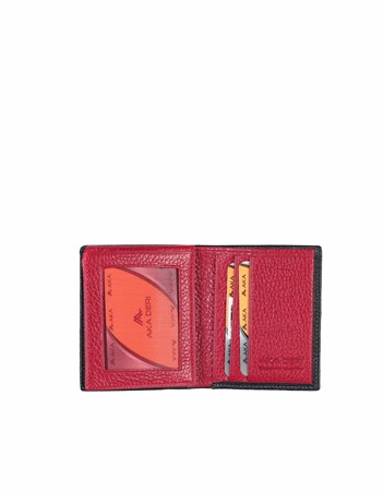 Aka Genuine Leather Mens Wallet 502 -2/8