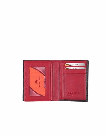 Aka Genuine Leather Mens Wallet 503 -2/8