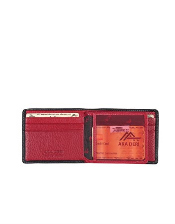 Aka Genuine Leather Mens Wallet 522 -2/8