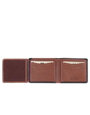 Aka Deri Siyah Taba Erkek Cüzdanı 601 -2/6