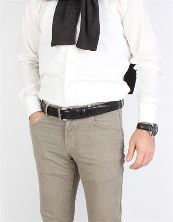 Siyah Klasik Deri Kemer kk2001