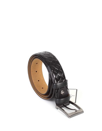 Siyah Klasik Deri Kemer kk2007