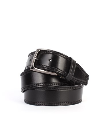 Siyah Klasik Spor Deri Kemeri s0387