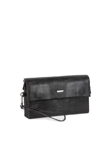 Aka Deri Siyah El Çantası 309 10