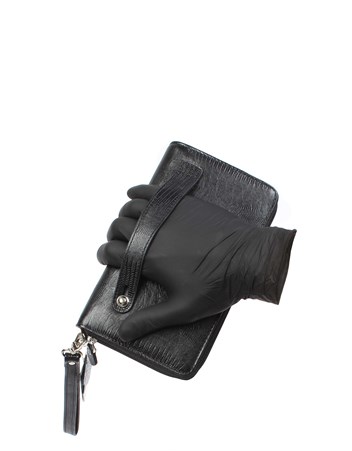 Aka Deri Siyah El Çantası 320 10