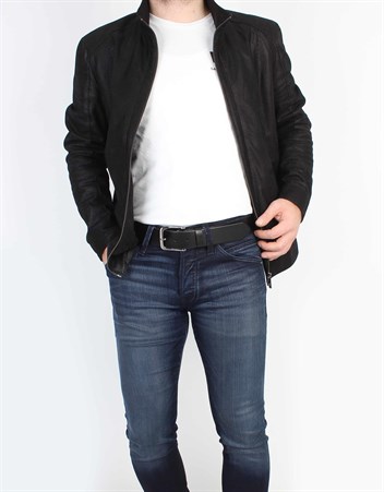 Siyah Spor Deri Kemer s191