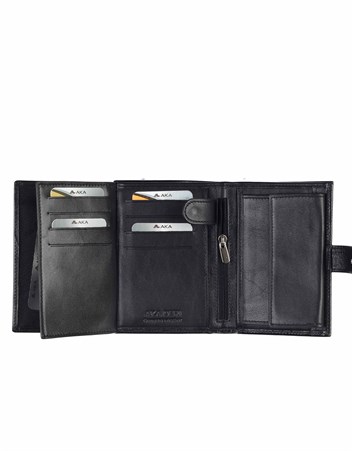 Aka Genuine Leather Mens Wallet 728 -12