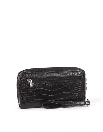 Aka Deri Siyah El Çantası 333 12