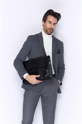 Aka Genuine Leather briefcase Bag 256 12