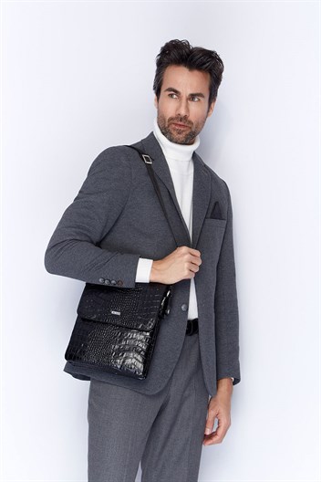 Genuine Leather Shoulder Bag 360 12