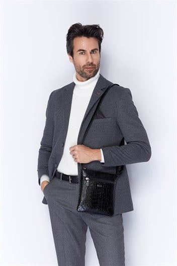 Genuine Leather Shoulder Bag 317 12