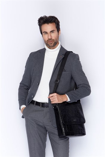 Genuine Leather Shoulder Bag 353 12