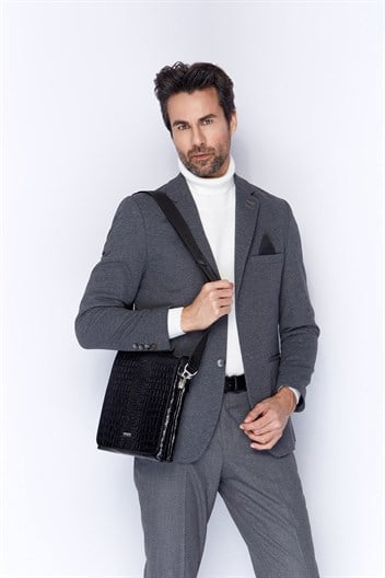 Genuine Leather Shoulder Bag 308 12