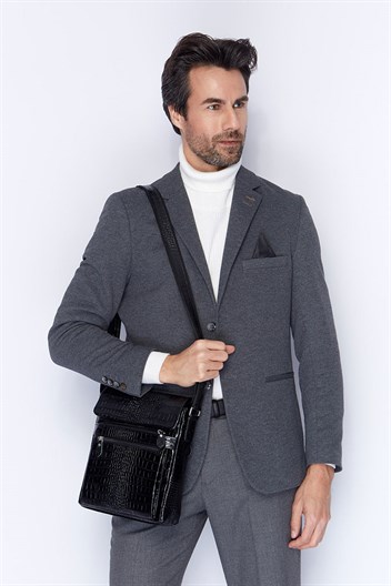 Genuine Leather Shoulder Bag 323 12