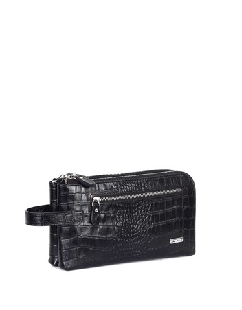 Aka Deri Siyah El Çantası 363 12