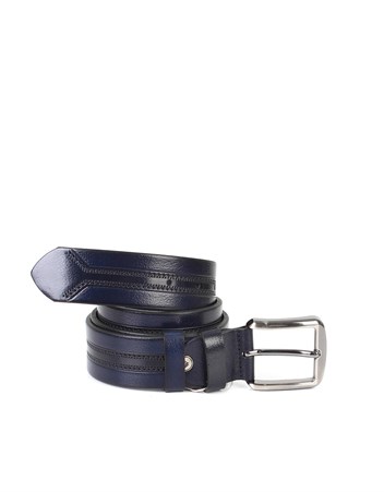 Lacivert Spor Deri Kemer s183