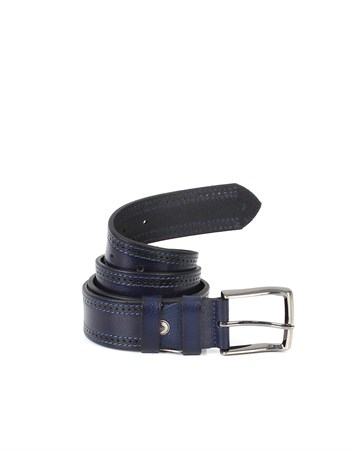 Lacivert Spor Deri Kemer s187