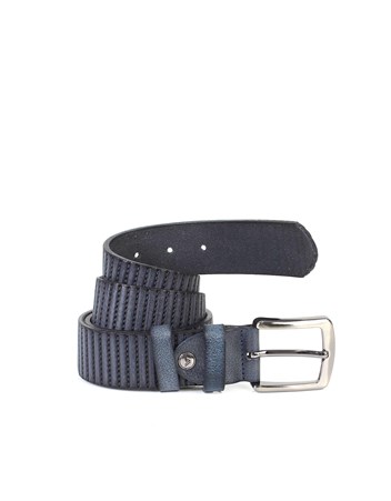 Lacivert Spor Deri Kemer sk0017