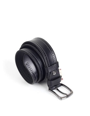 Siyah Spor Deri Kemer s187