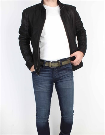 Yeşil Spor Deri Kemer s227