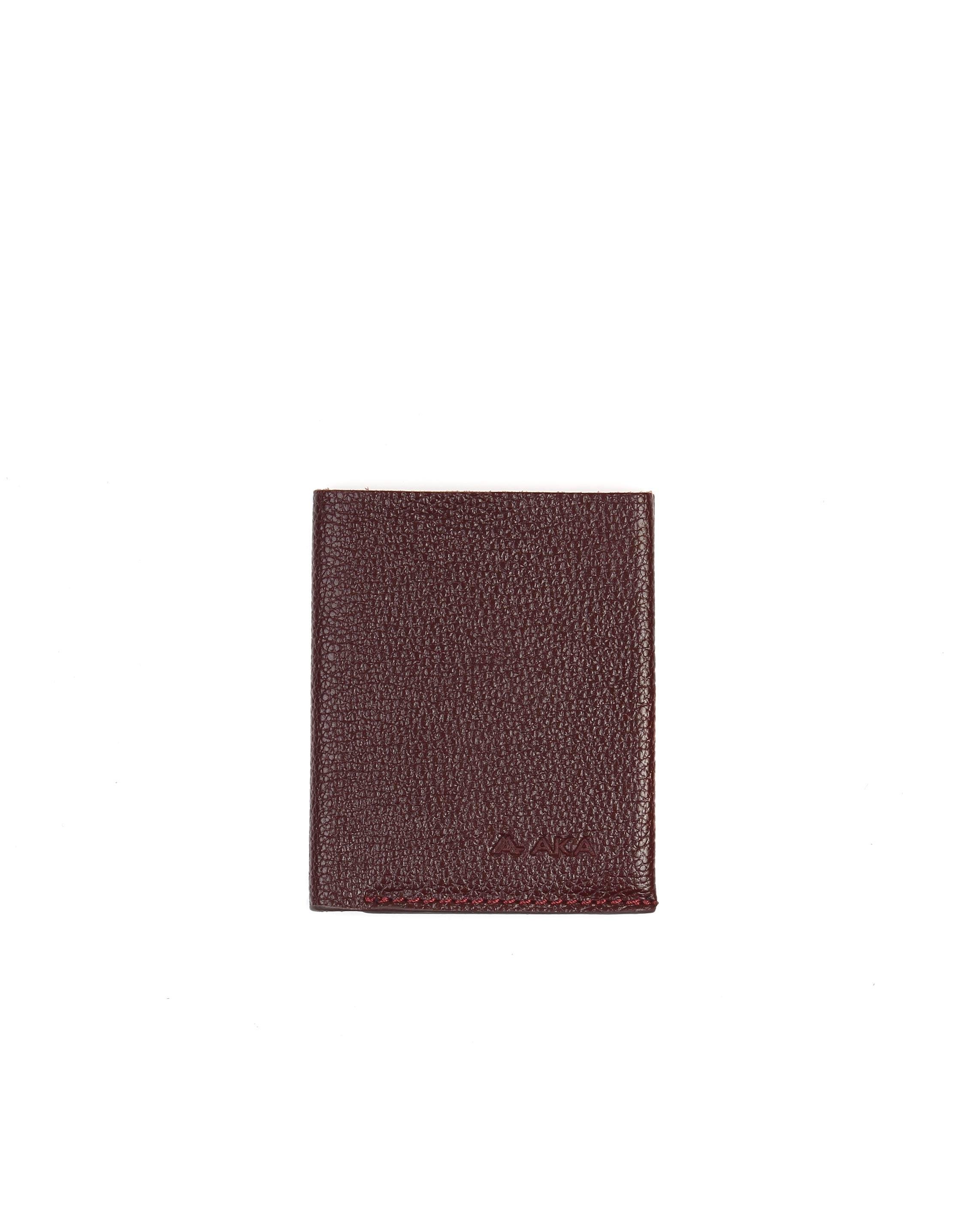 Aka Deri Bordo Erkek Cüzdanı 563