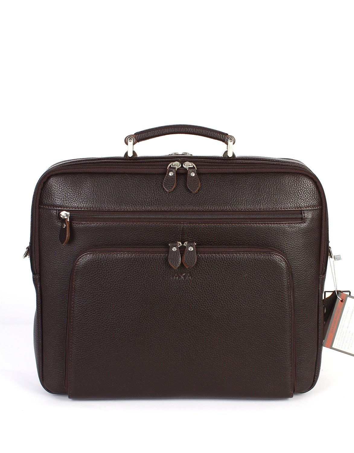 Aka Deri Kahverengi Evrak Çantası 244 4