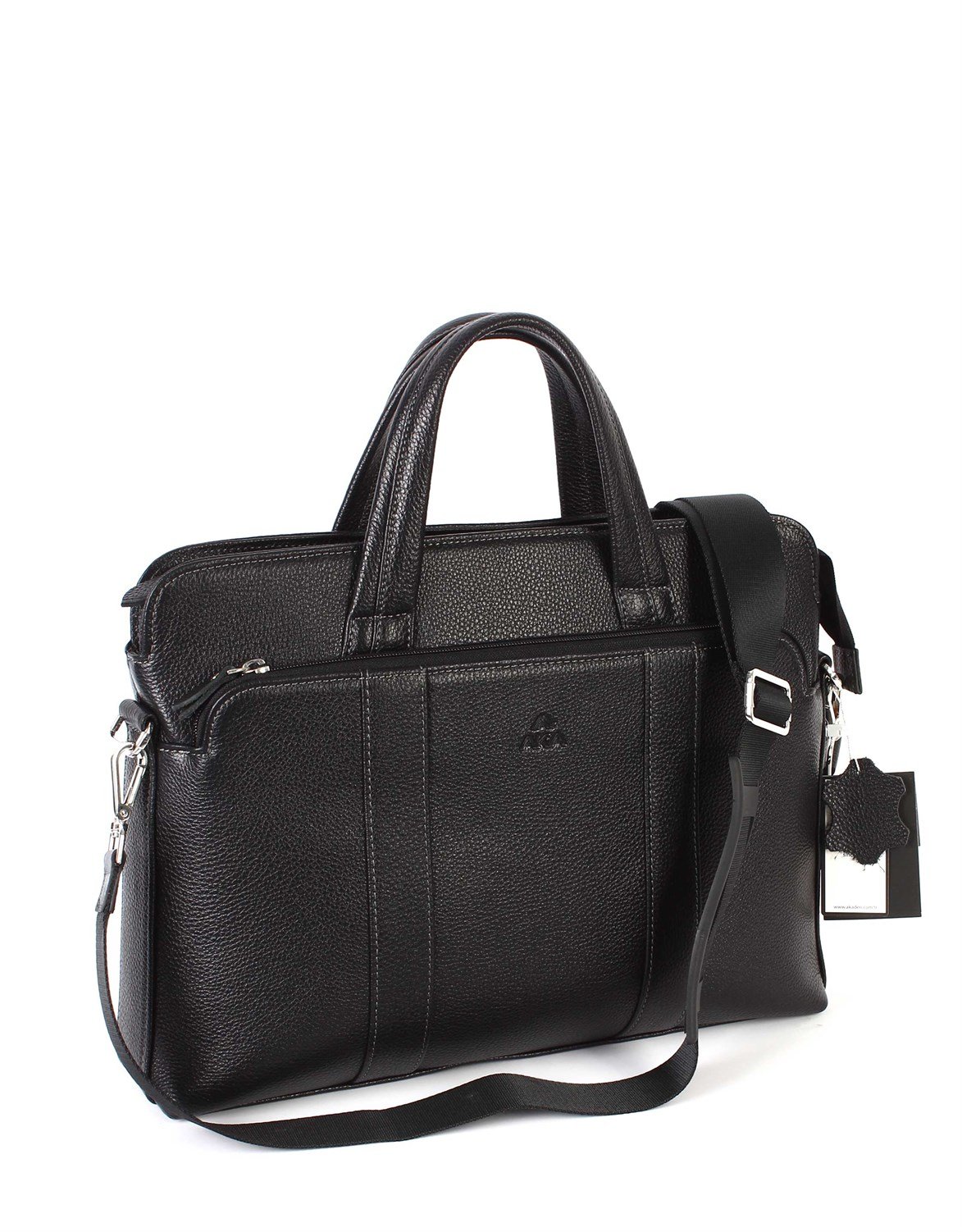 Aka Deri Siyah Laptop Evrak Çantası 258 2