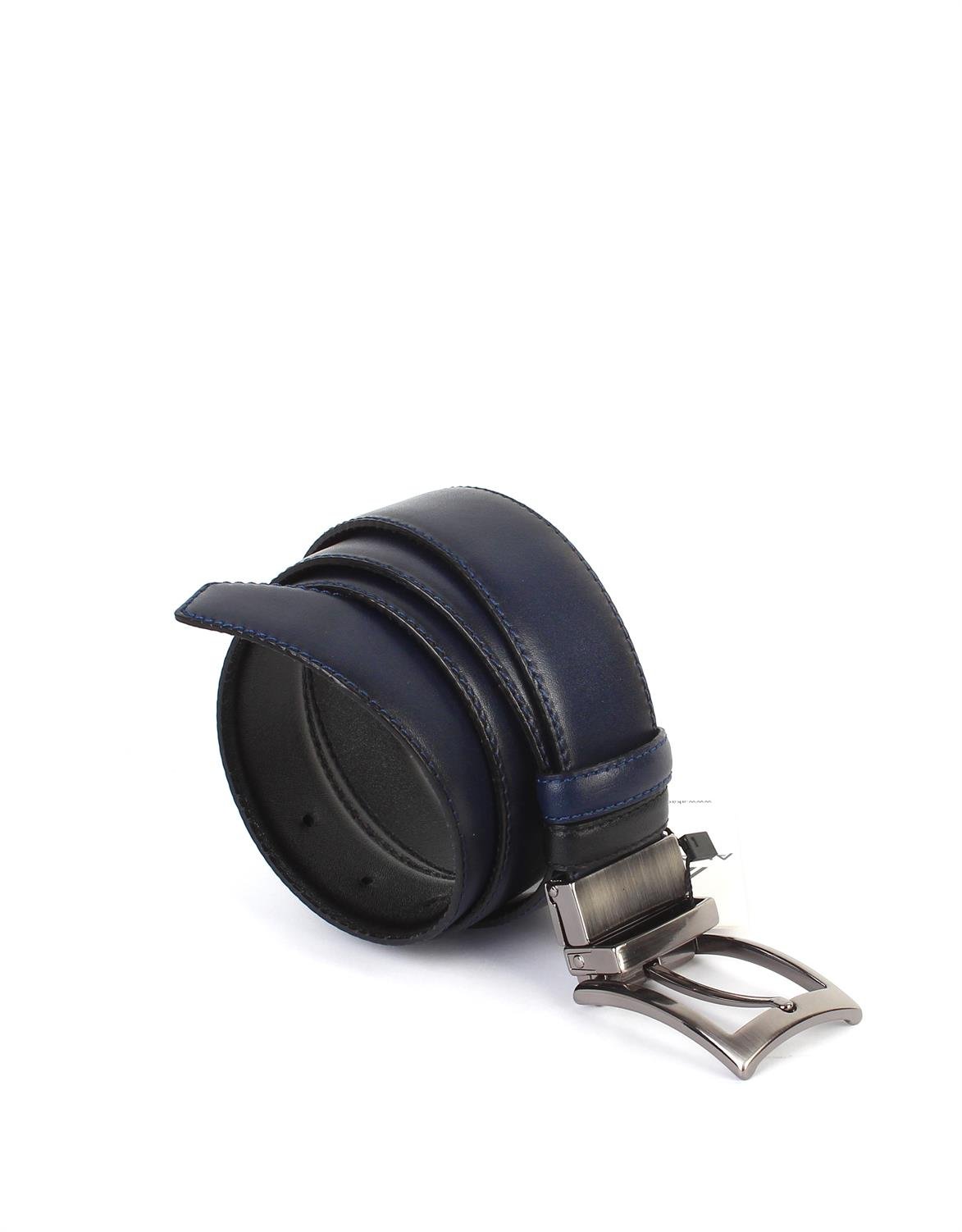 Çift Taraflı Deri Klasik Erkek Kemeri s8003