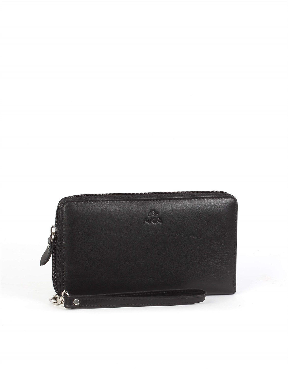 Düz Siyah - Deri El Çantası 320