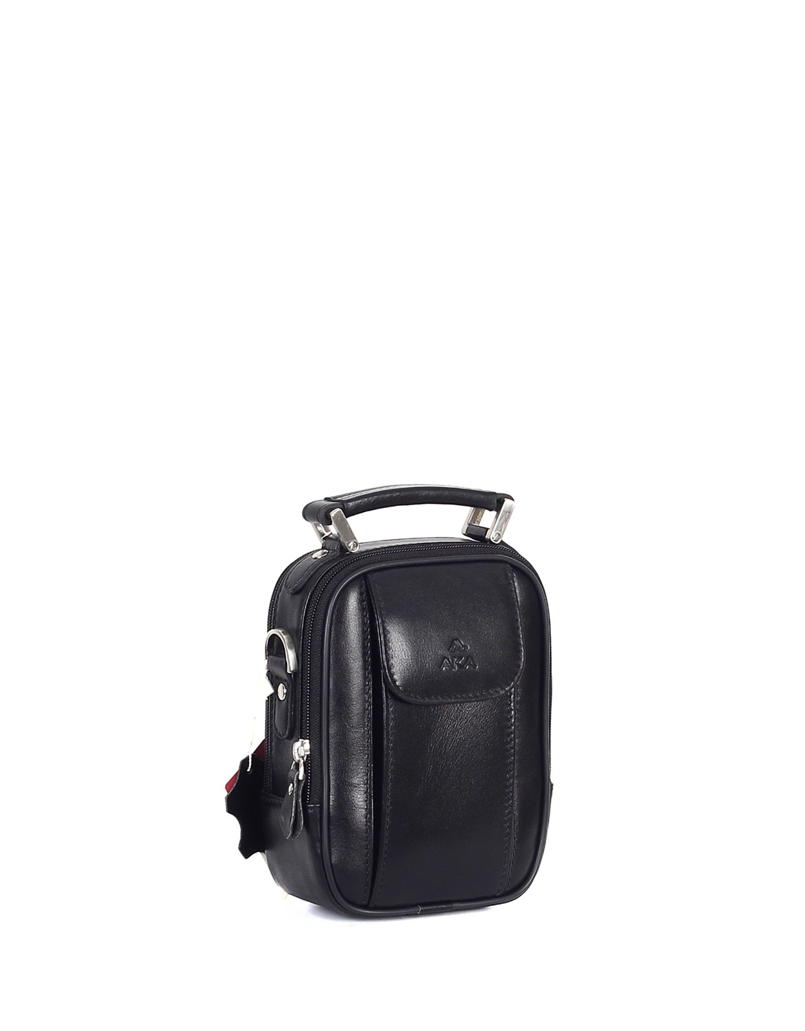 Düz Siyah - Deri Portföy Çantası 342