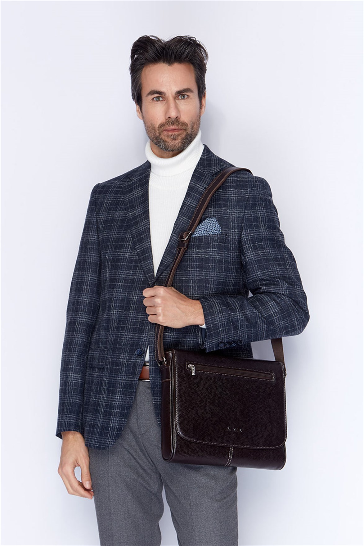 Genuine Leather Shoulder Bag - 398 - 4