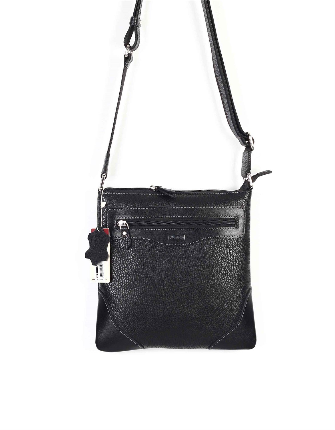 Genuine Leather Shoulder Bag - 315 - 2