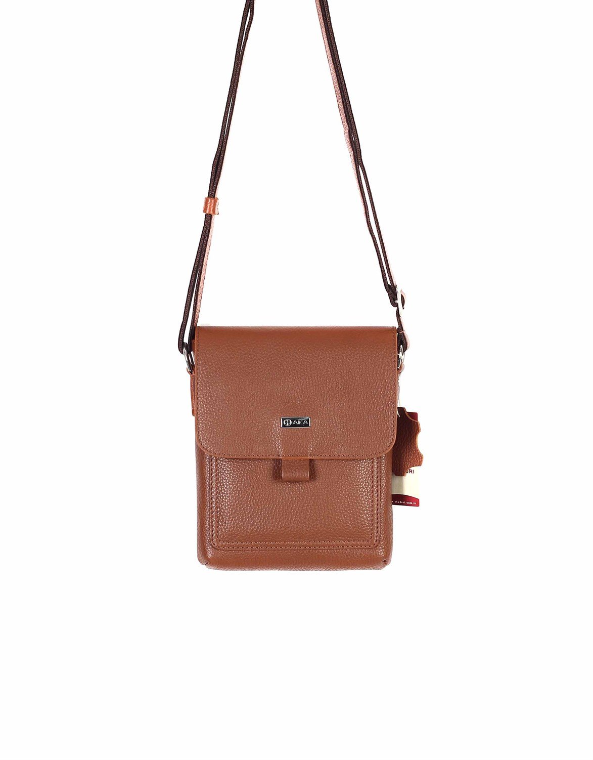 Genuine Leather Shoulder Bag - 321 - 6