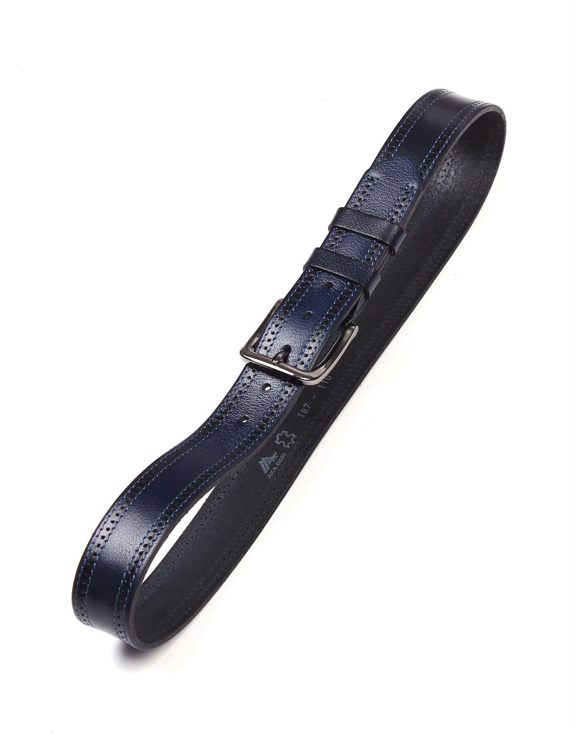 Lacivert Spor Deri Kemer sk0010