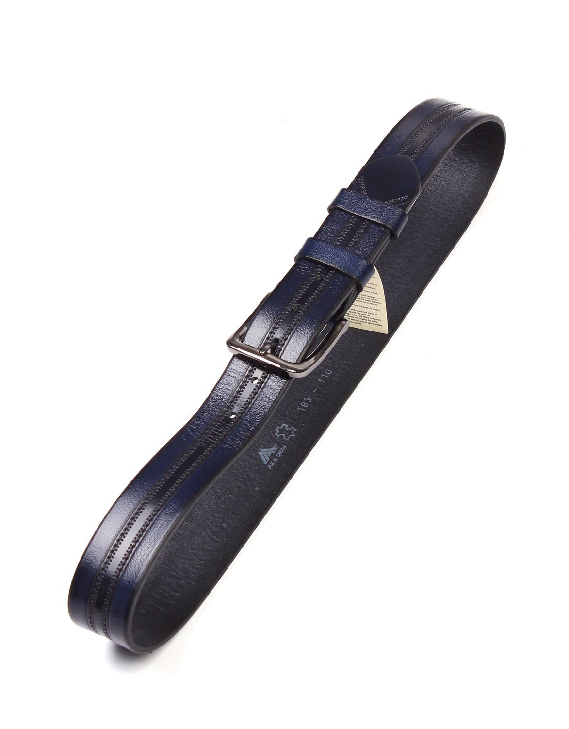 Lacivert Spor Deri Kemer sk0011