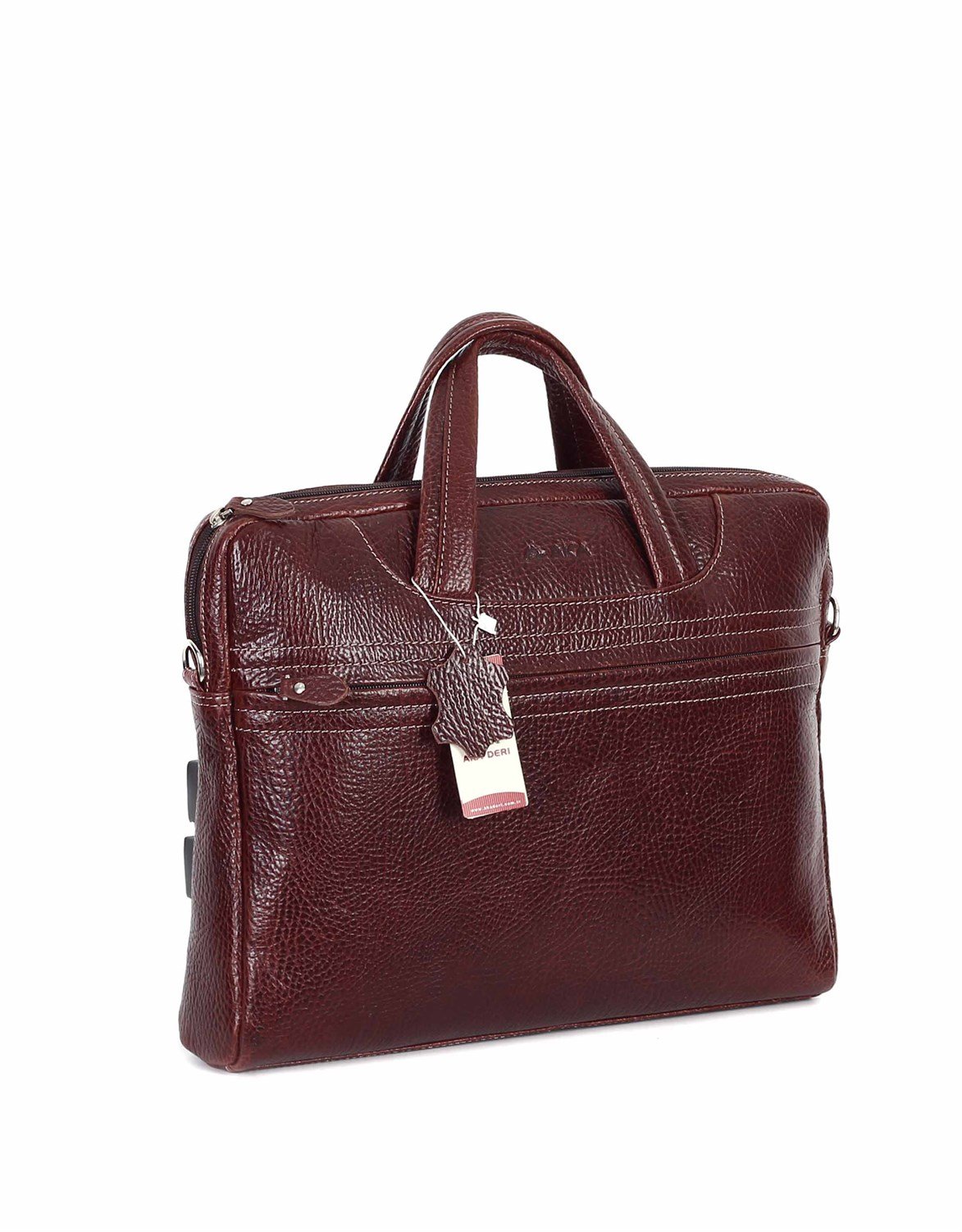 Genuine Leather Laptop Bag - 298 - 61